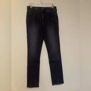 Women's Black Jeans - NYDJ Samantha Slim, tall inseam